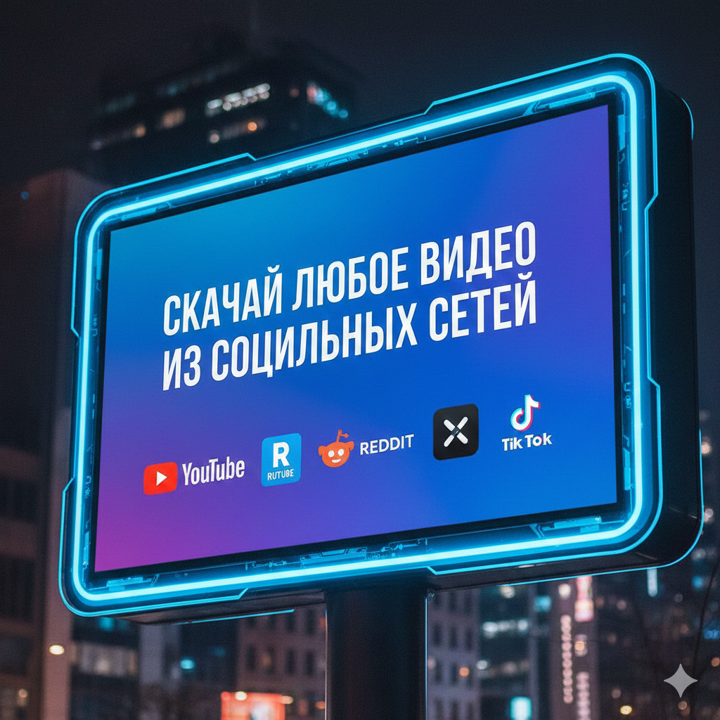 Загрузить видео из Youtube Instagram Tik Tok Reddit X Twitter